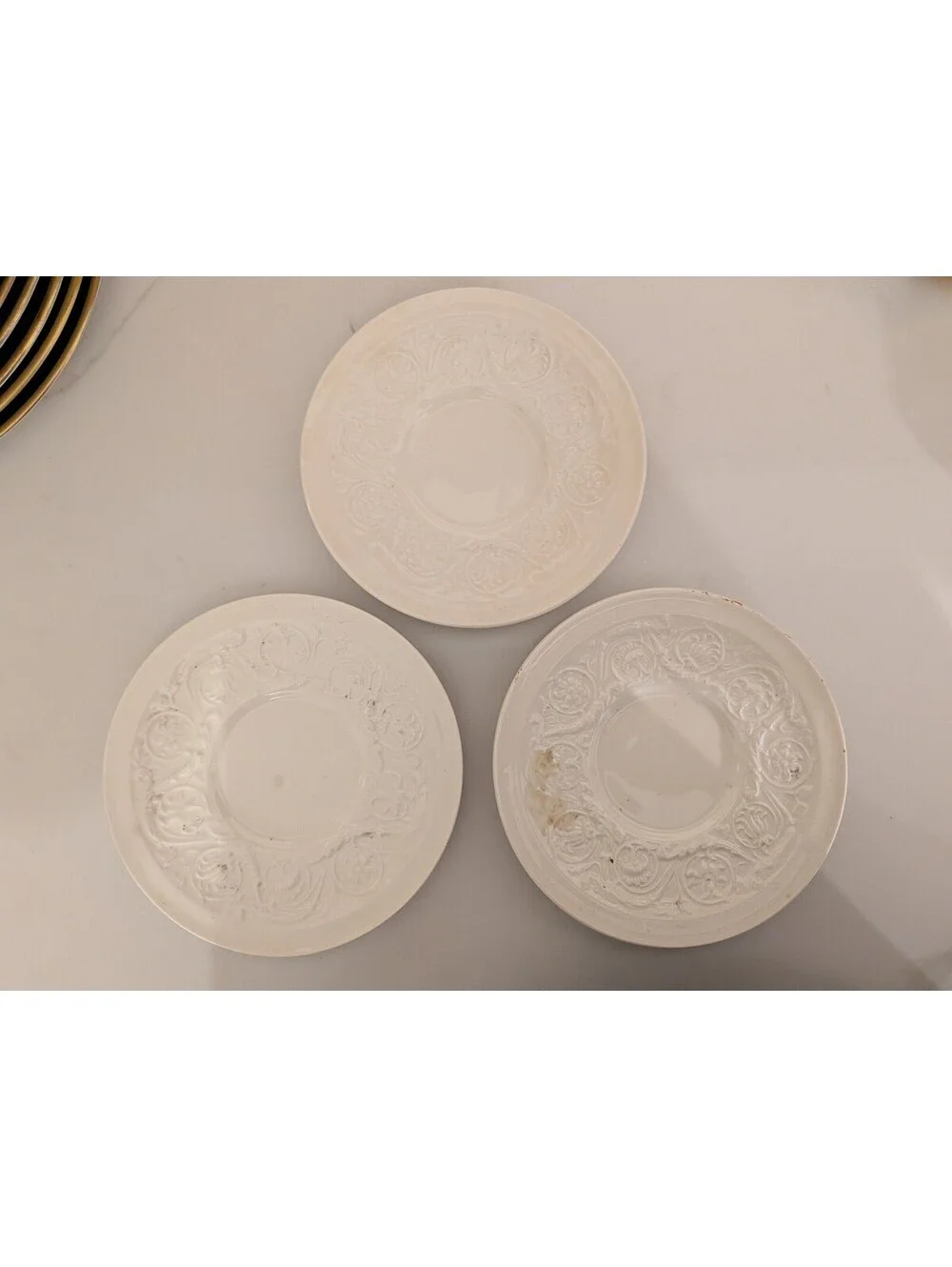 Vintage Wedgwood Patrician Saucers – Set of 3 – Made in England